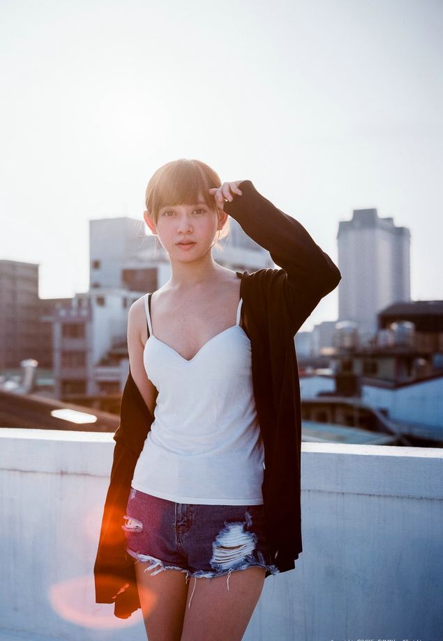 清晨天台上的风情