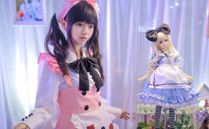 女仆迷人cosplay