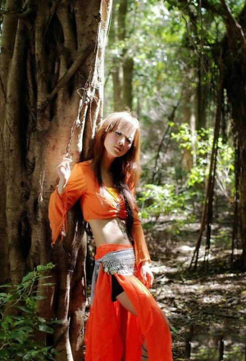 果子MM树林青涩写真