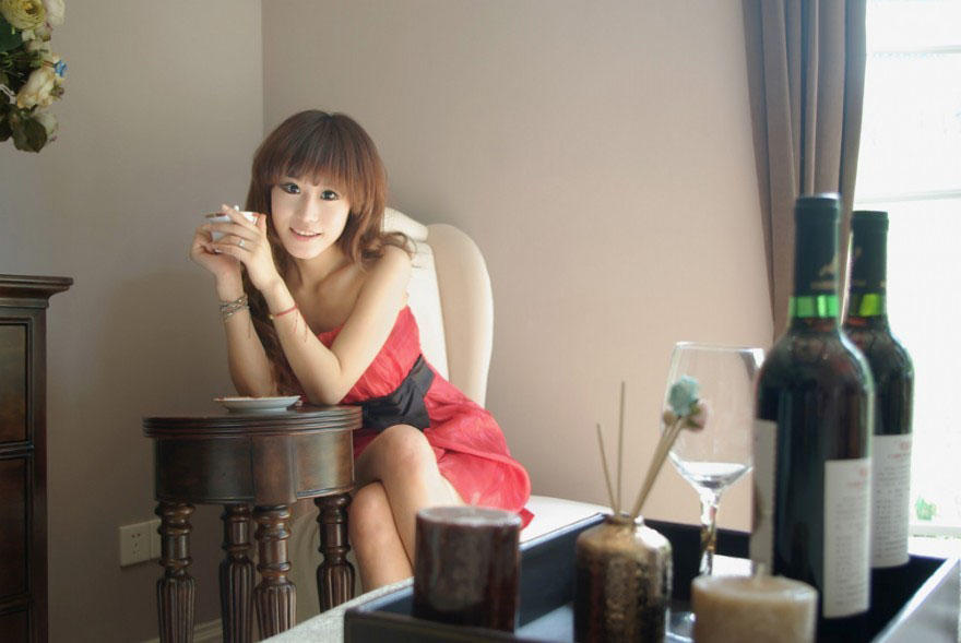 长发少女的梦幻