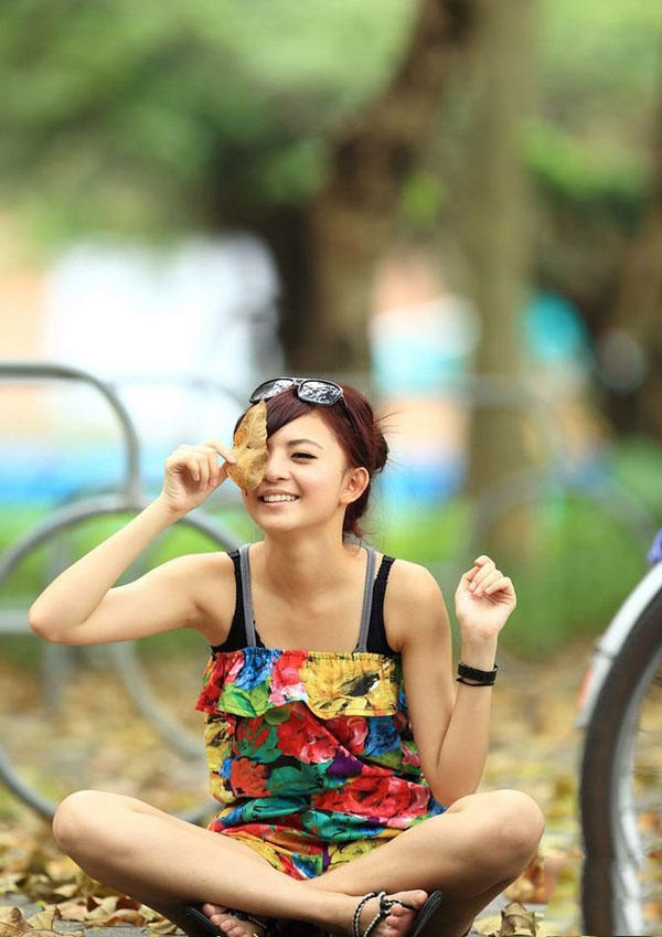 街头巷尾清新美女