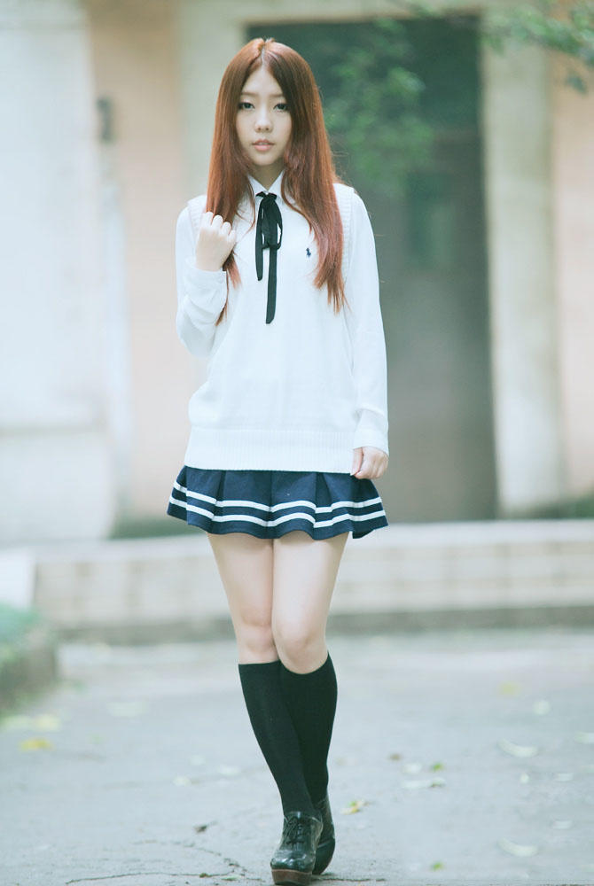 可爱学生装