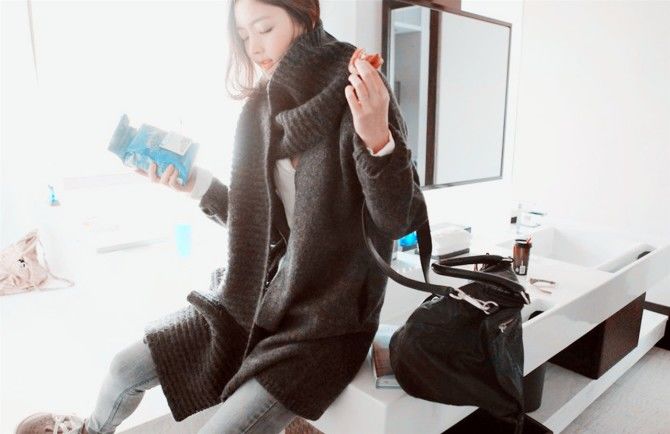 美女生活自拍照