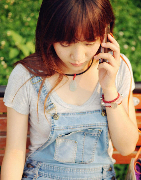 周末阳光下的可爱