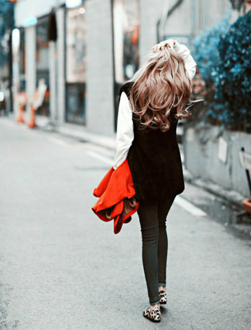 美女生活自拍照