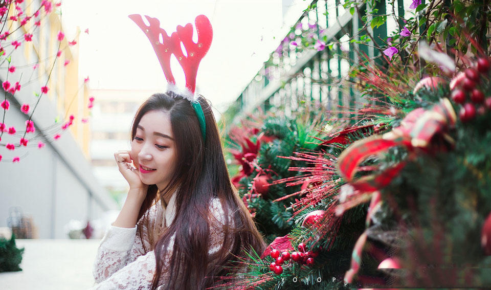 小鹿少女的甜美