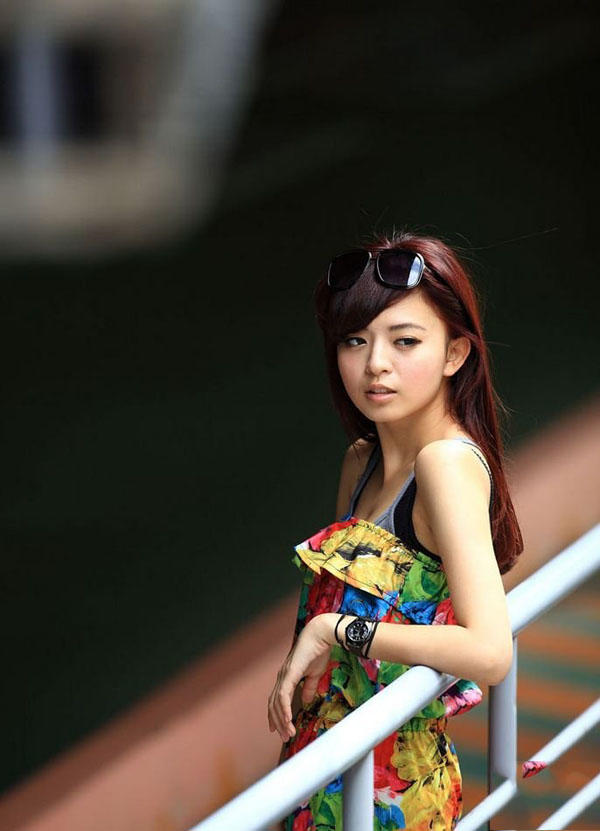 街头巷尾清新美女