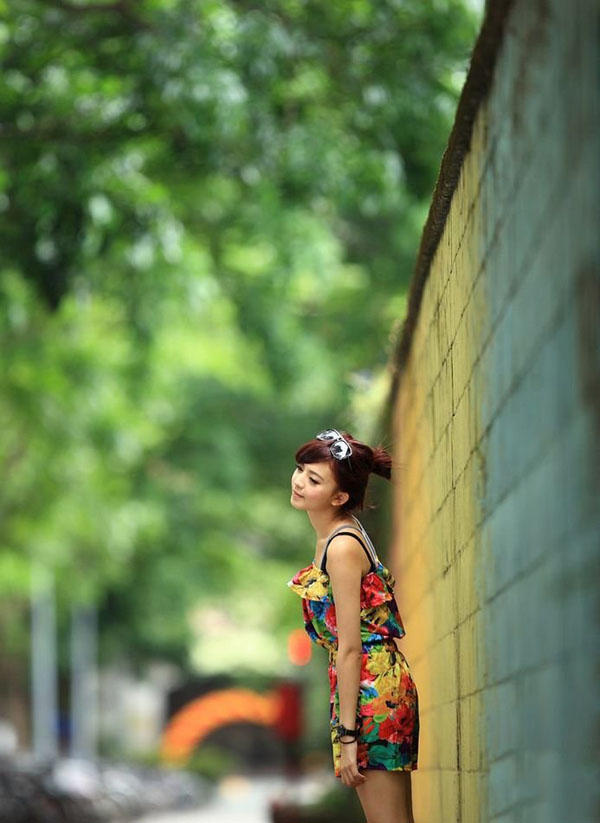 街头巷尾清新美女