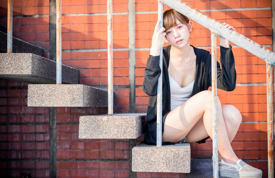 清晨天台上的风情