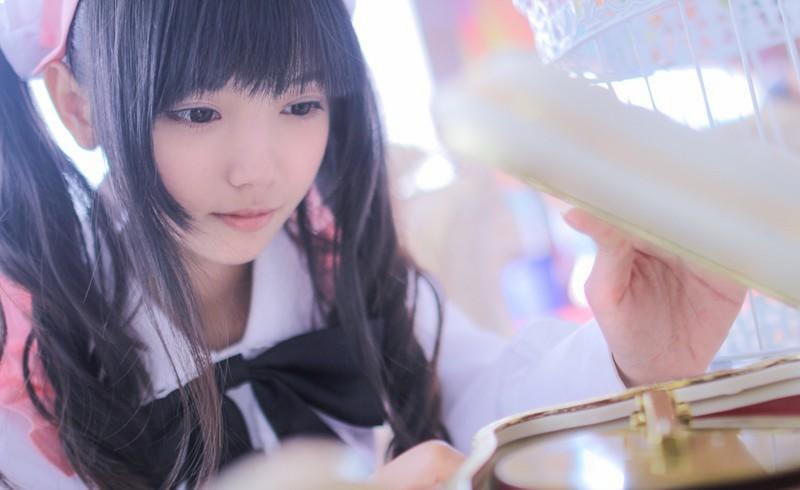 女仆迷人cosplay