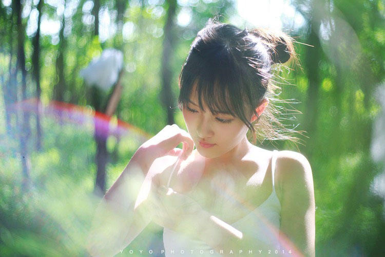 芭蕾少女唯美户外