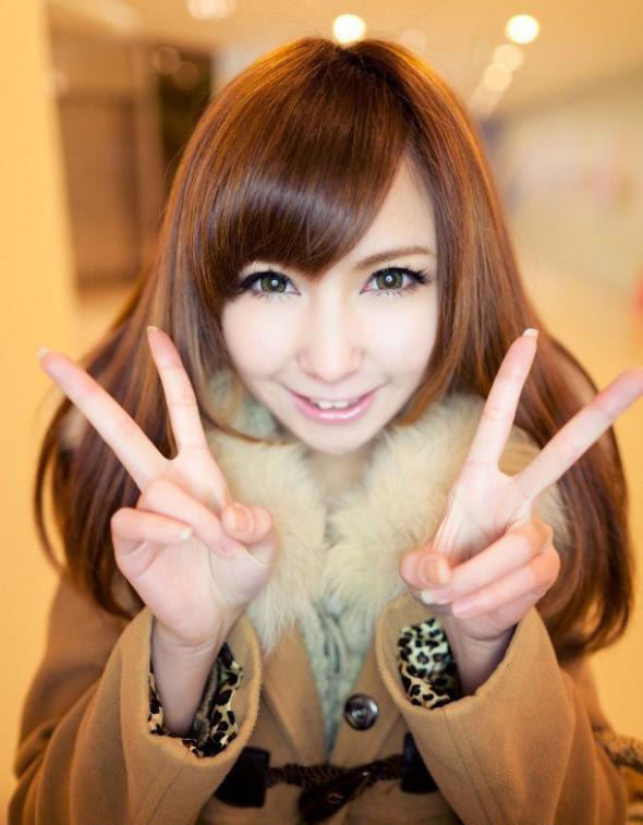 小萝莉逗人表情