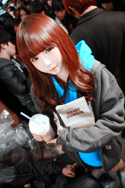 美女生活自拍照