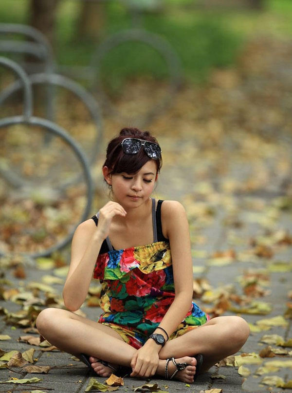 街头巷尾清新美女