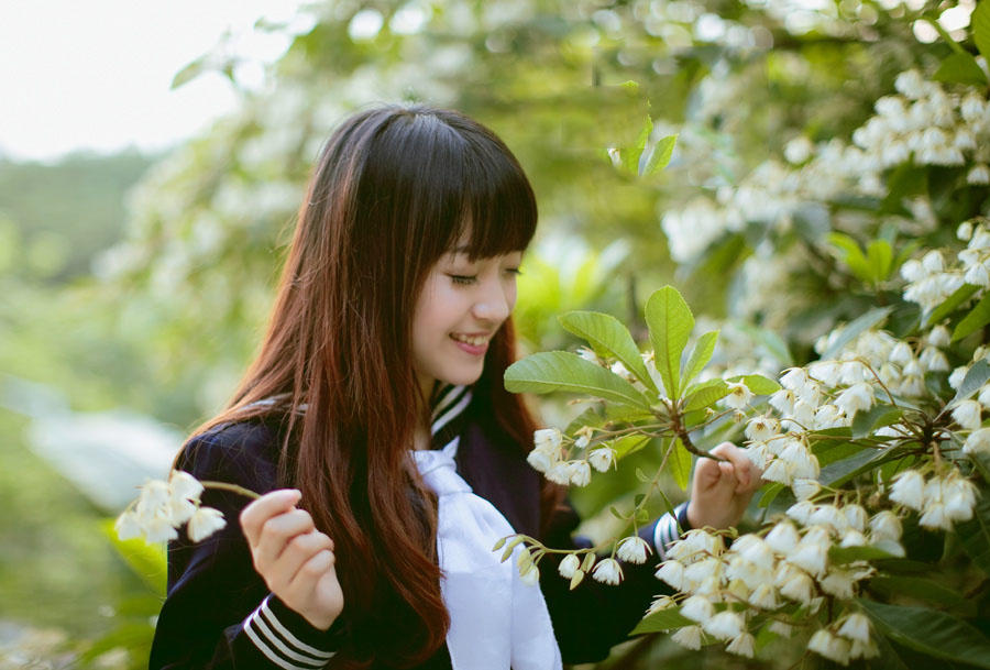 时光里的甜美校花