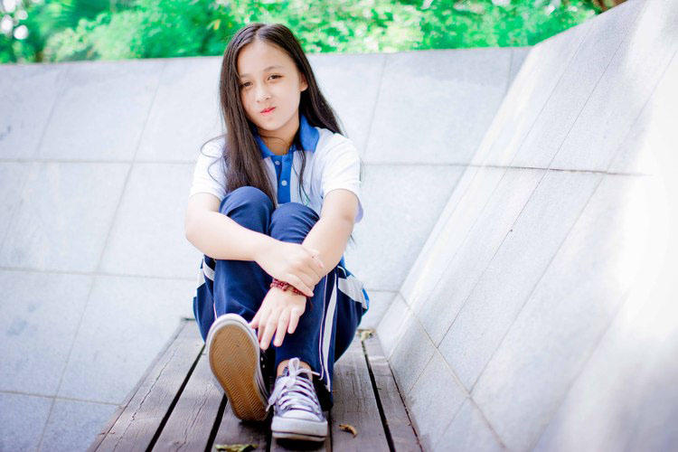 夏末等待开学的小花蕊