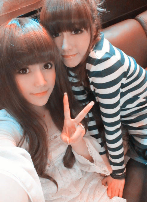 美女生活自拍照