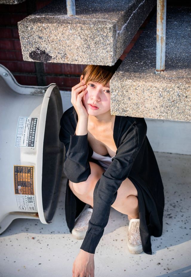 清晨天台上的风情