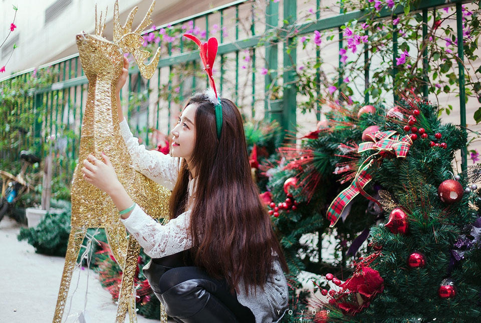 小鹿少女的甜美