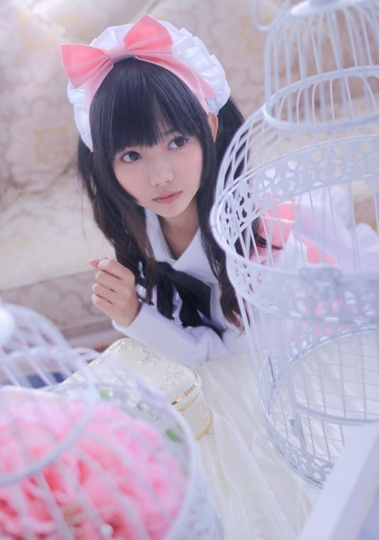 女仆迷人cosplay