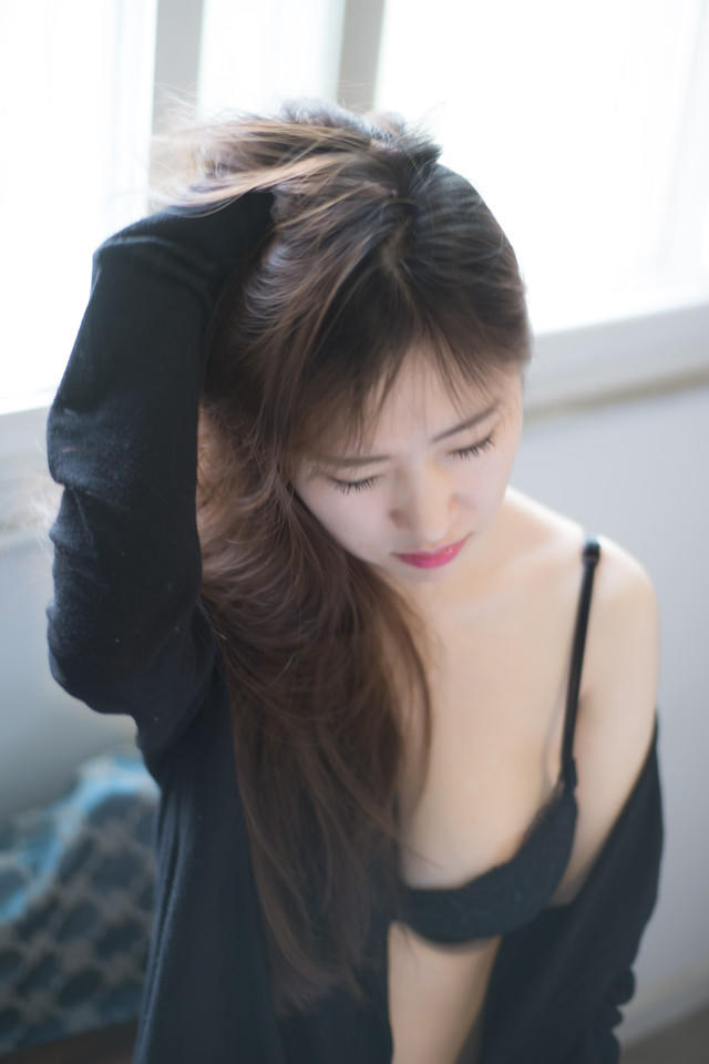 性感MM黑色内衣