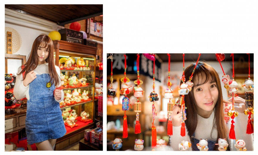 可爱招财猫女生