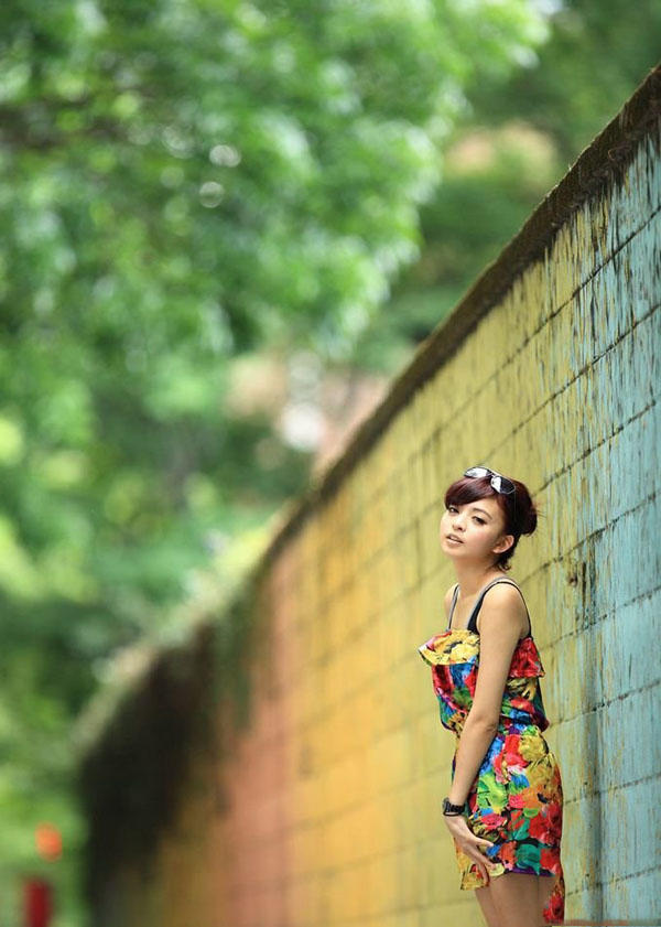 街头巷尾清新美女