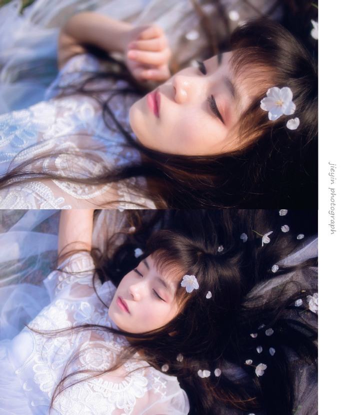 樱花下你的美丽